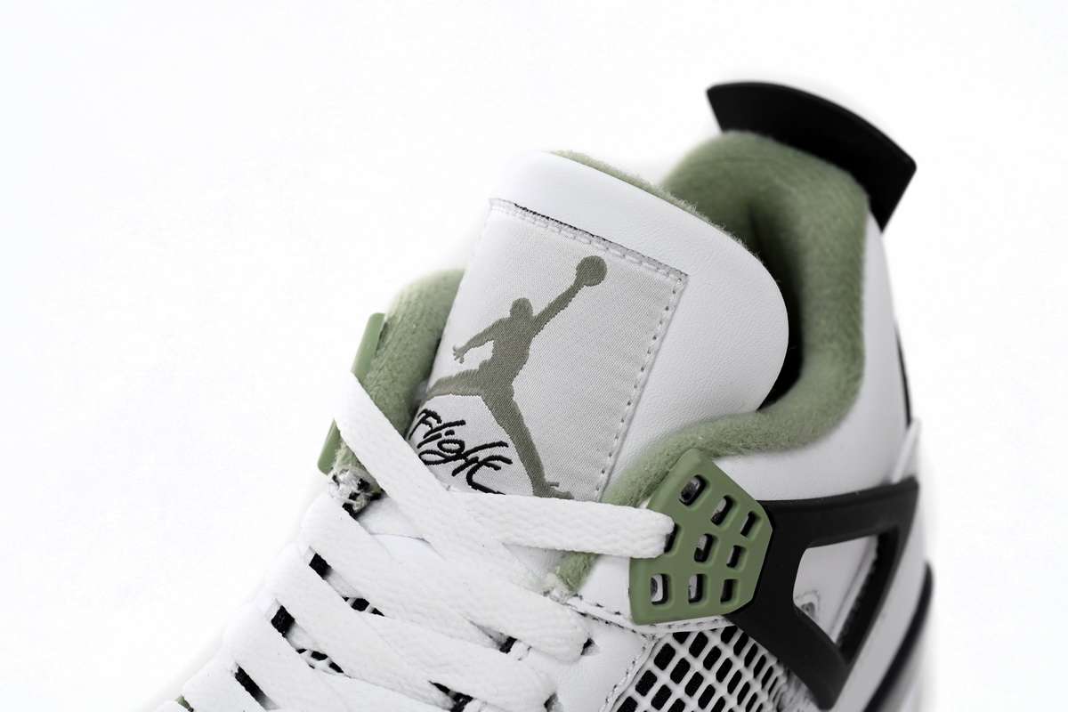 Air Jordan 4 WMNS “Oil Green”Seafoam - Imagen 5
