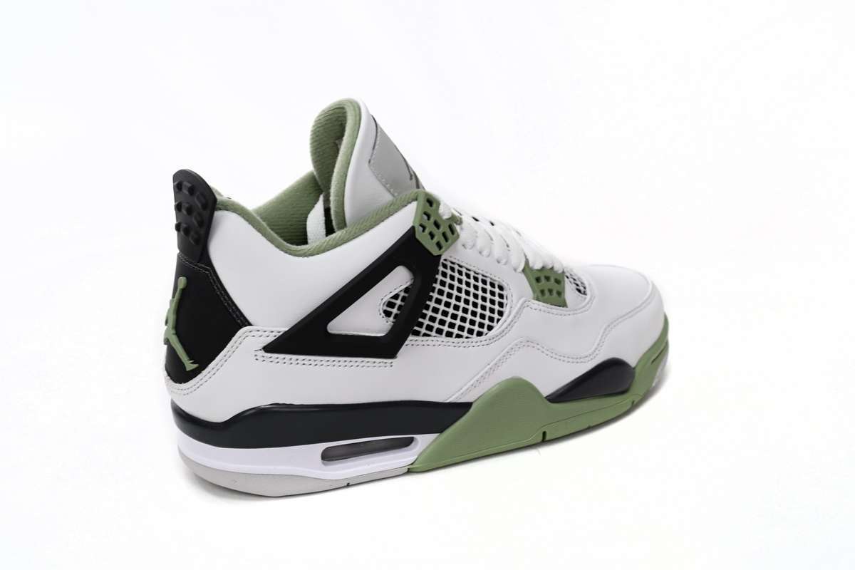 Air Jordan 4 WMNS “Oil Green”Seafoam - Imagen 4