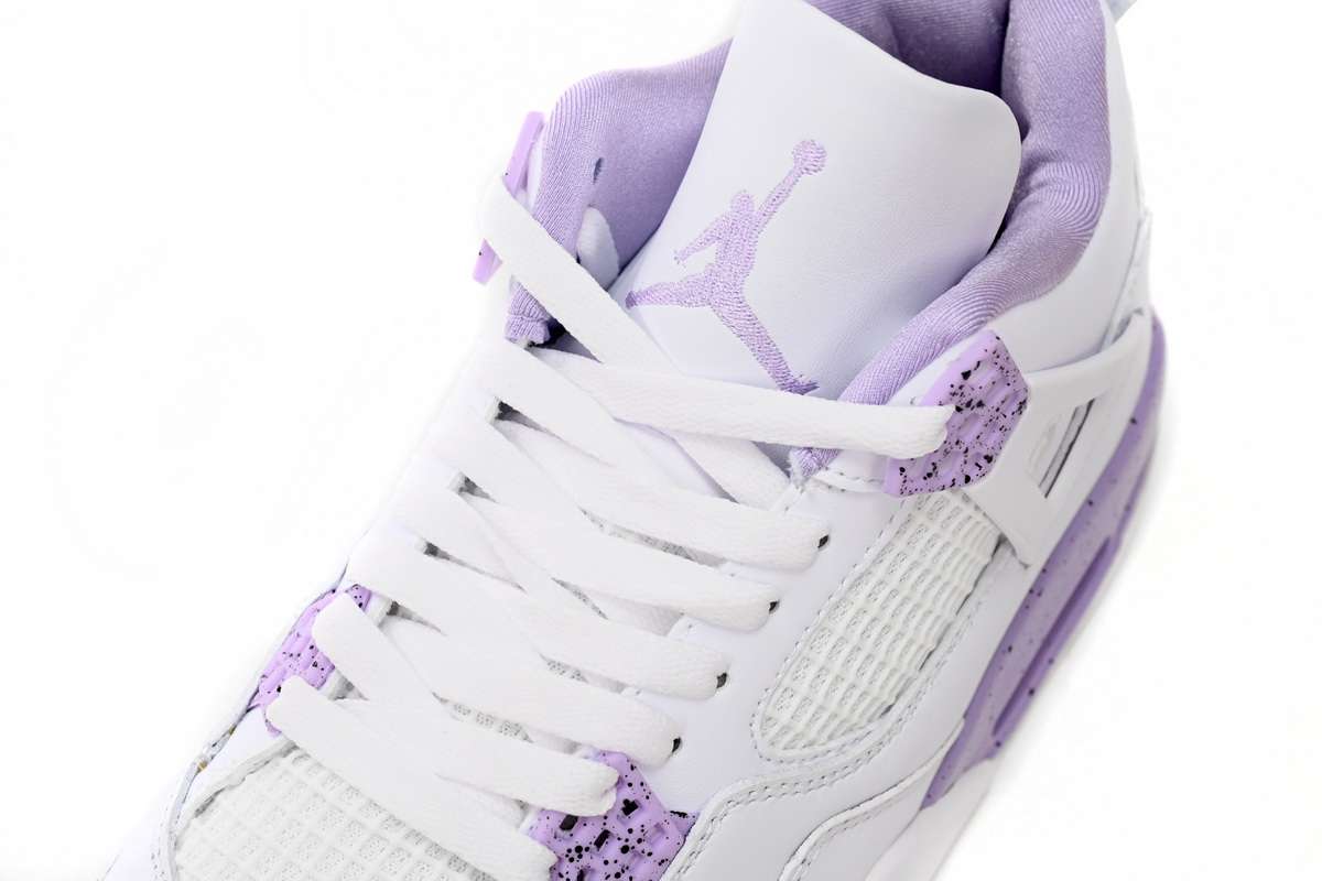 Air Jordan 4 "White/Purple" - Imagen 4