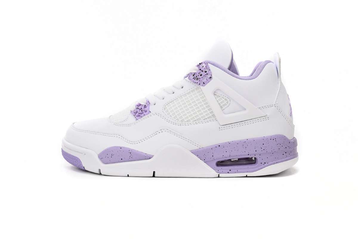 Air Jordan 4 Purple/White
