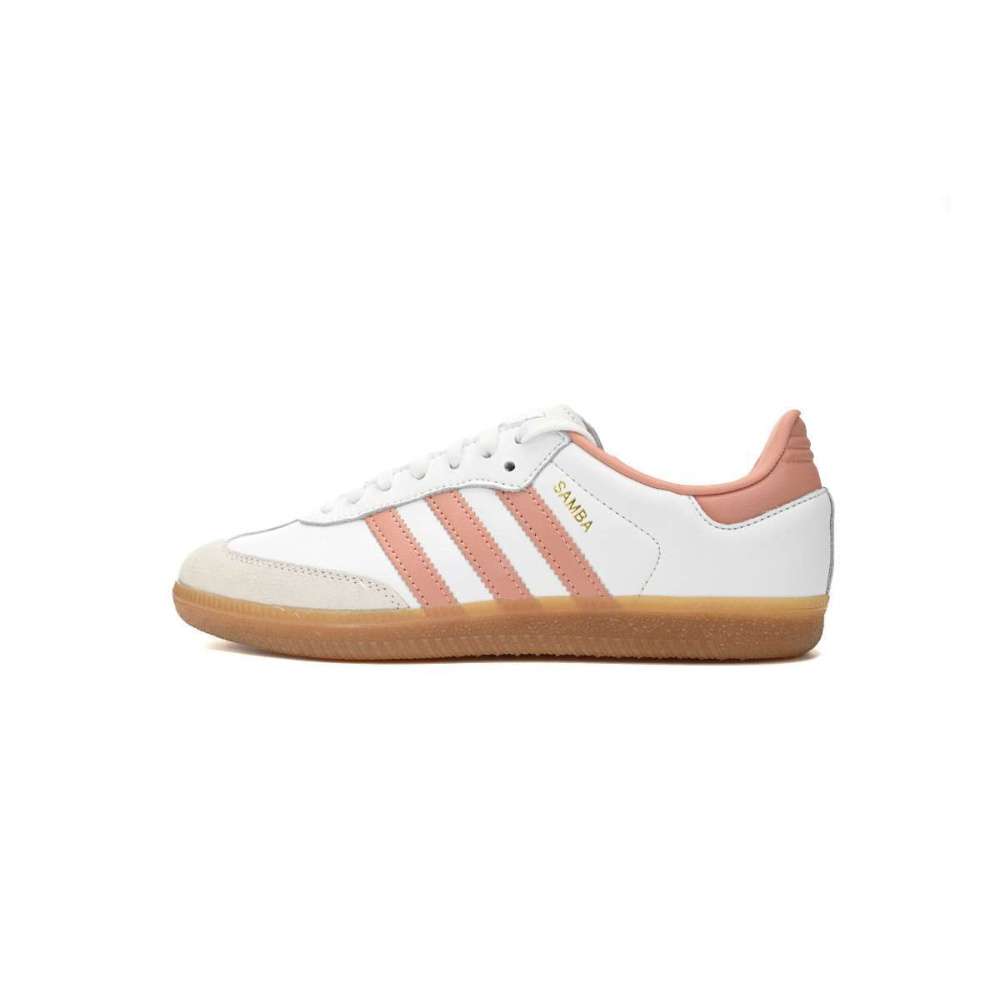 Adidas Samba Blancas Lineas Rosas