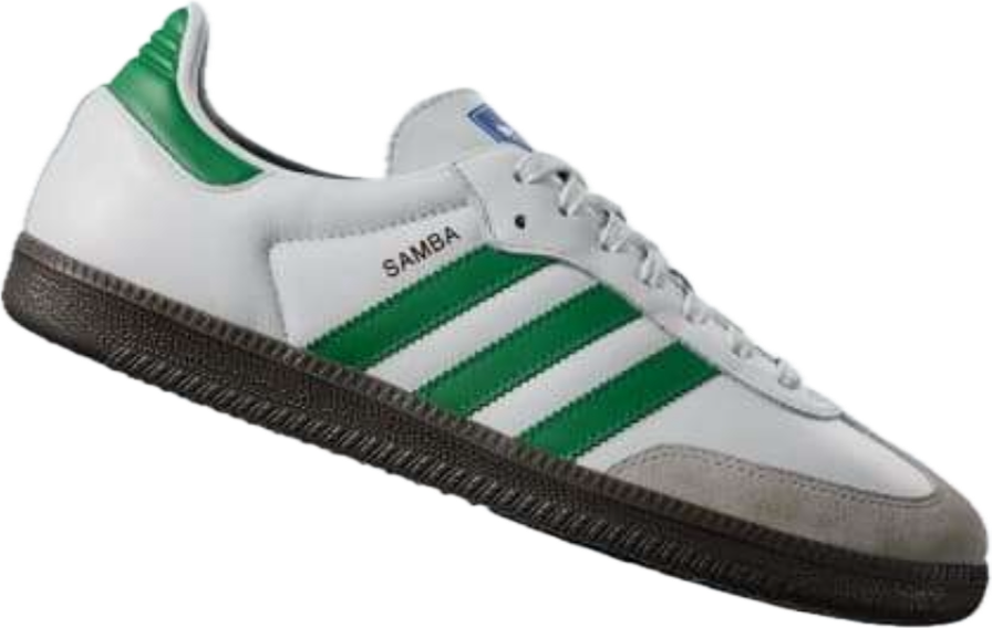 Adidas Samba OG "Blancas/Verdes" - Imagen 2
