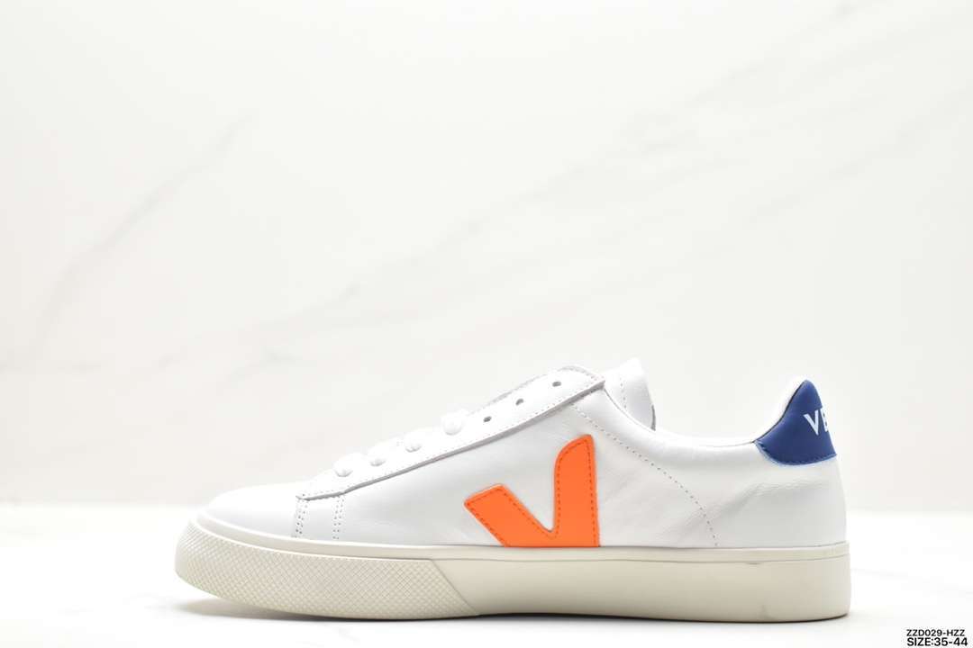 Alternative view of Zapatillas Veja Naranja/Azul
