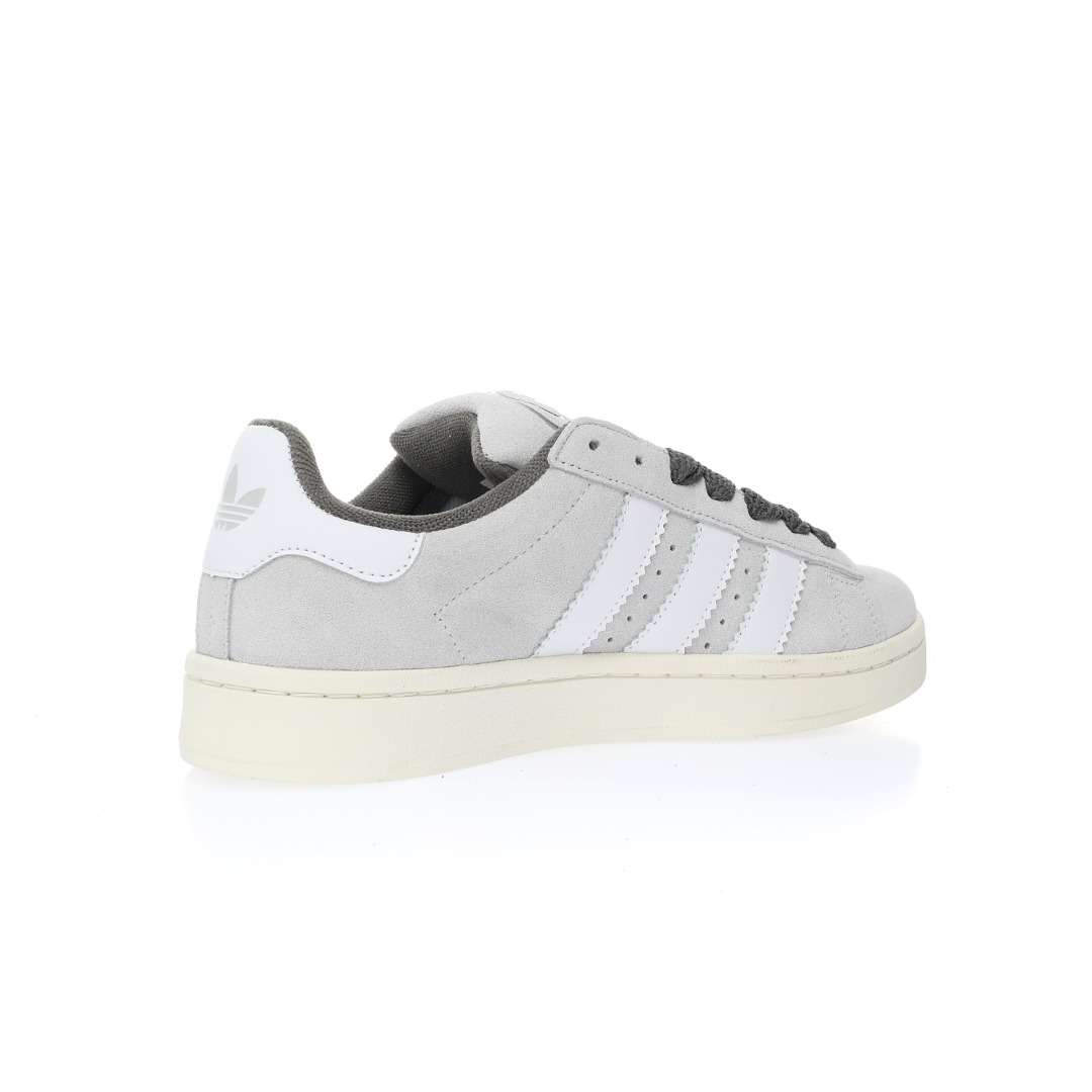 Adidas Campus 80s Gris Cordones Anchos - Imagen 5