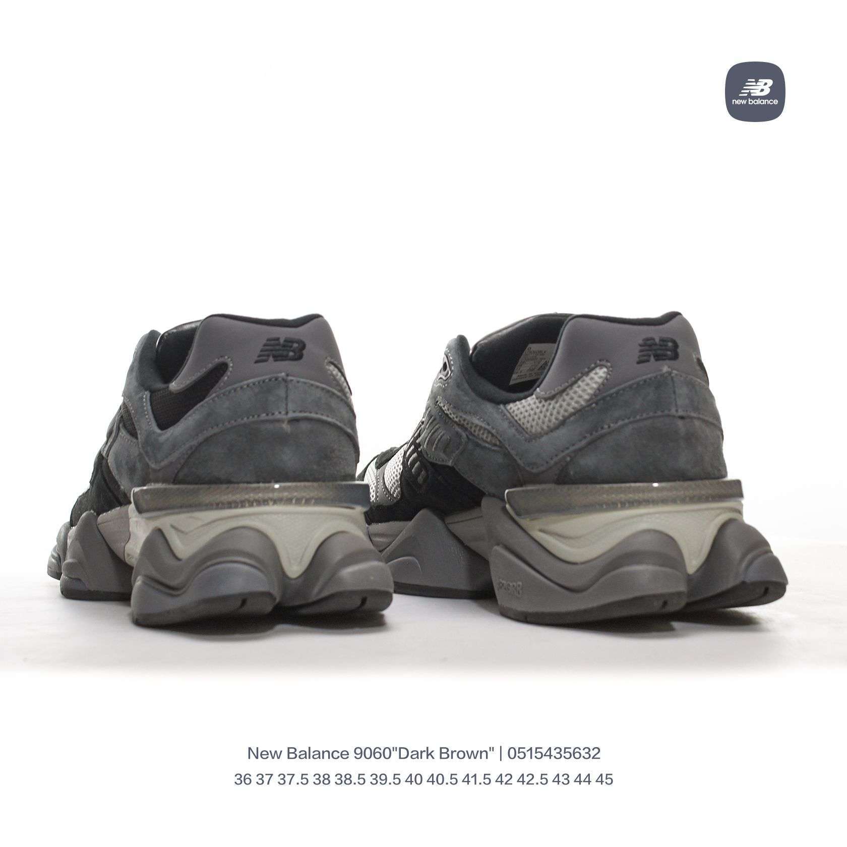 Alternative view of New Balance 9060 Triple Black