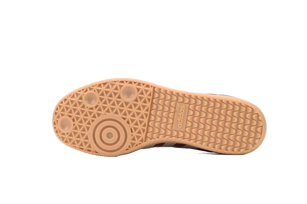 Adidas Samba Granate "Suela Gum" - Imagen 4