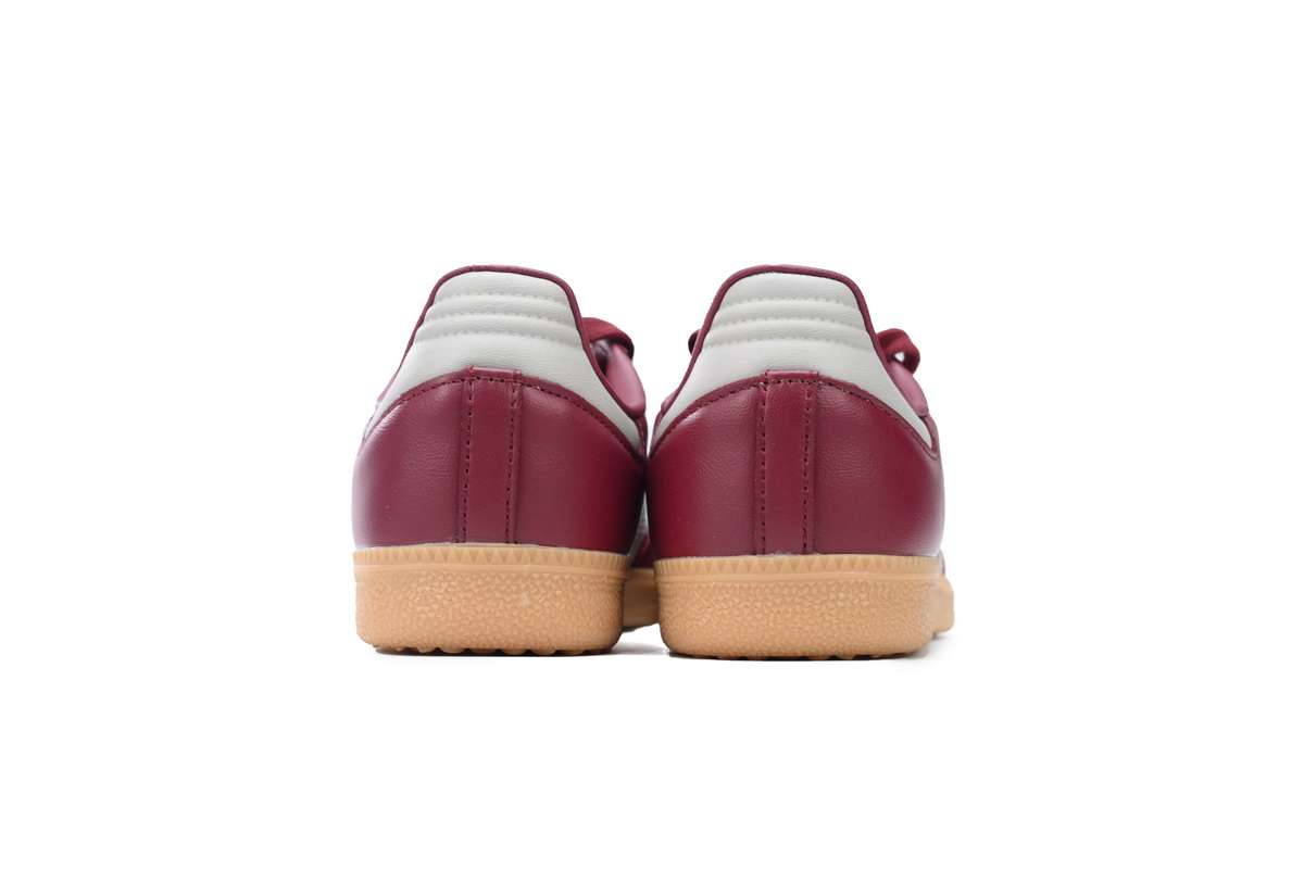 Adidas Samba Granate "Suela Gum" - Imagen 3