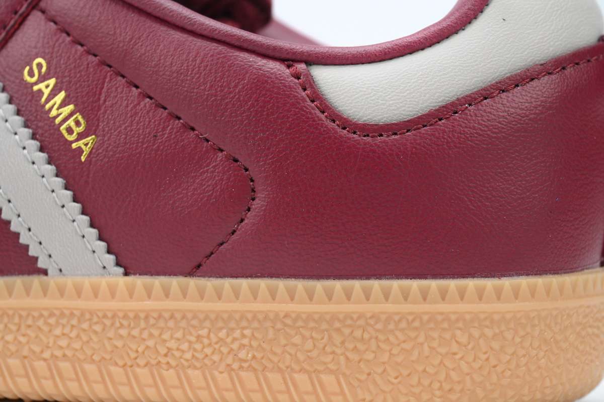 Adidas Samba Granate "Suela Gum" - Imagen 5