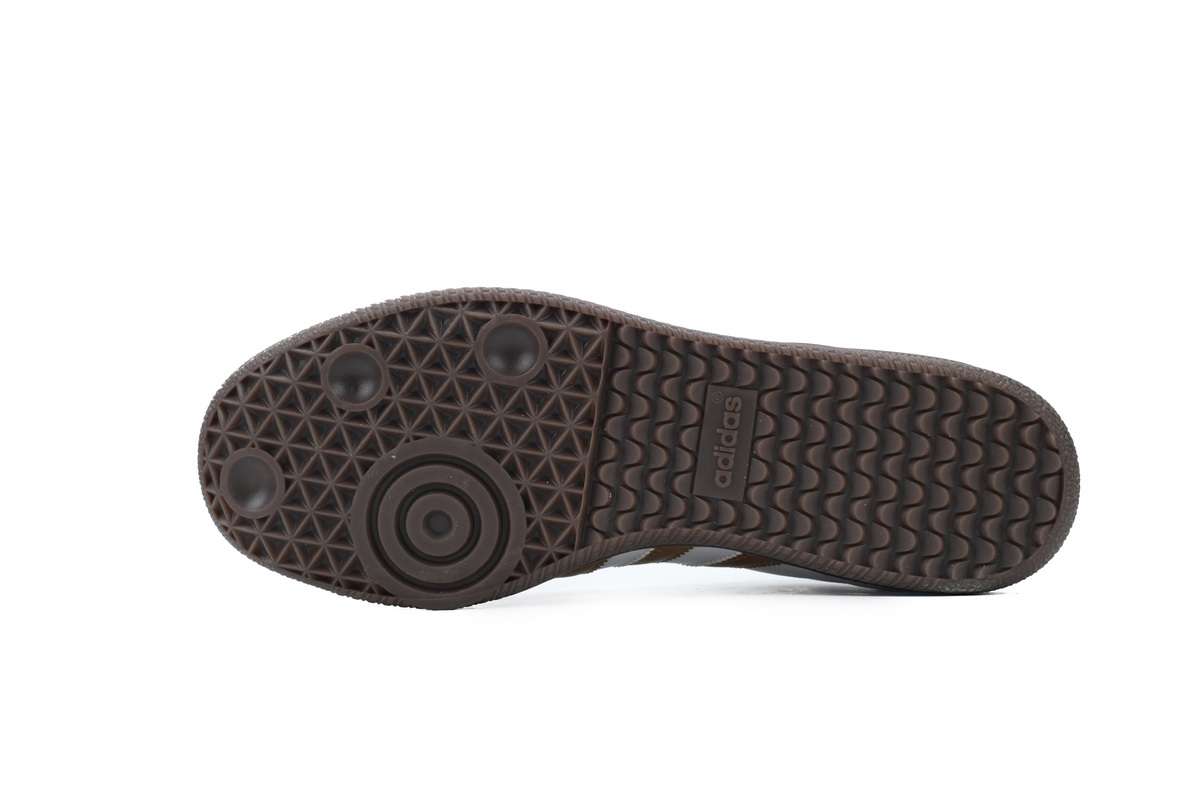 Adidas Samba Blancas con Rayas Doradas - Imagen 4
