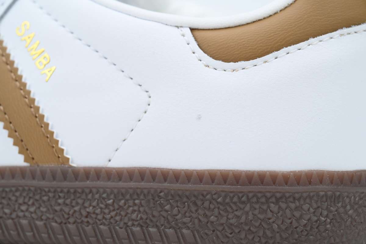 Adidas Samba Blancas con Rayas Doradas - Imagen 5
