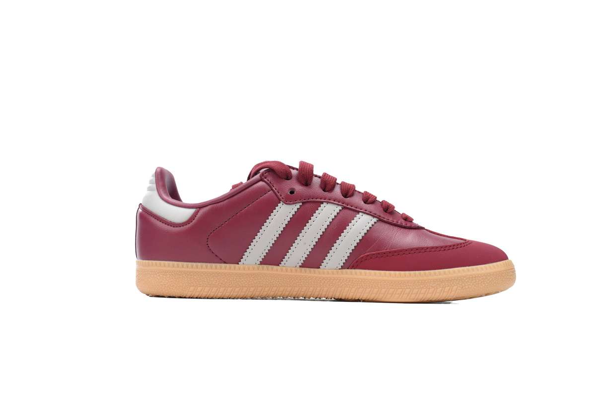 Adidas Samba Granate "Suela Gum" - Imagen 2