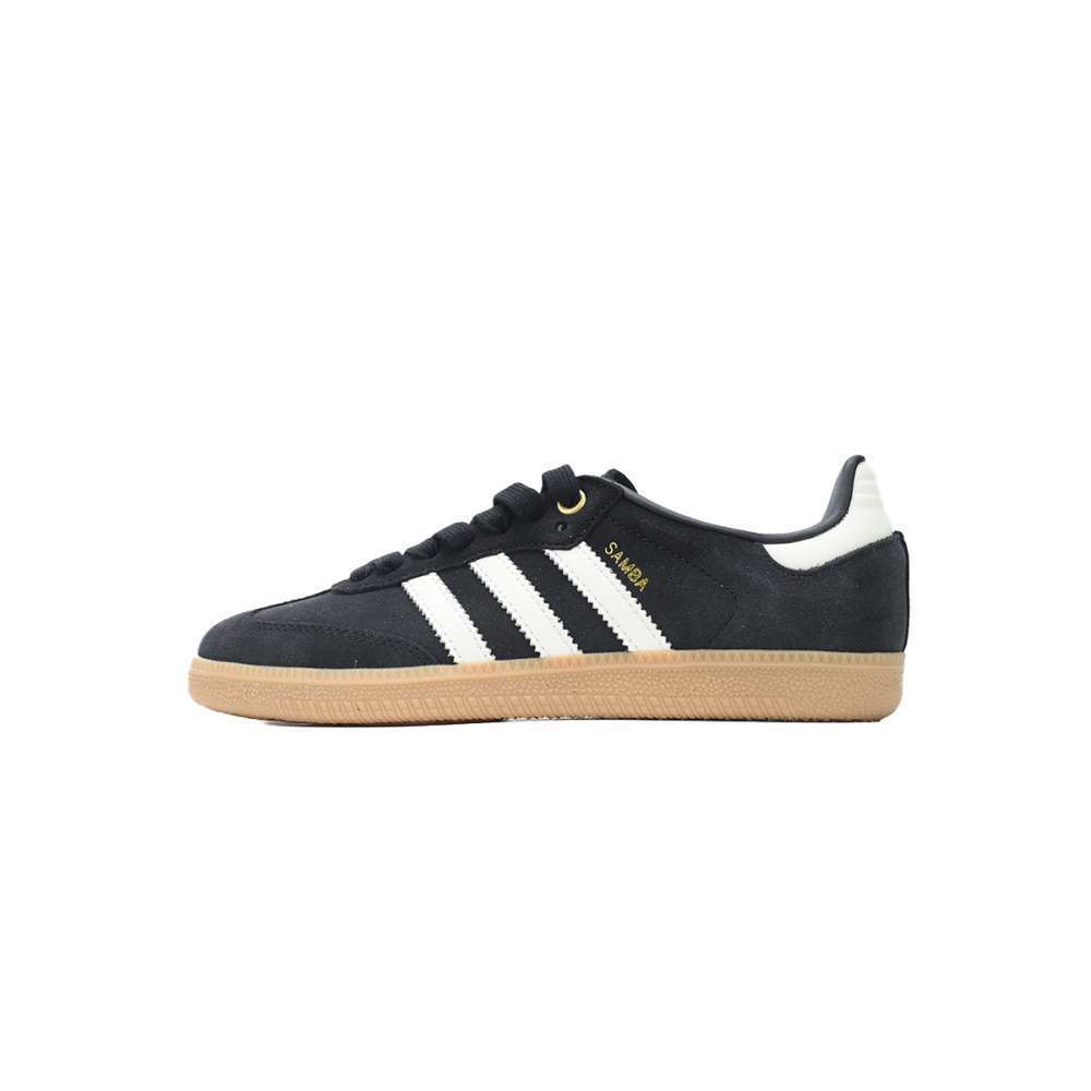 Adidas Samba Negras con Líneas Blancas