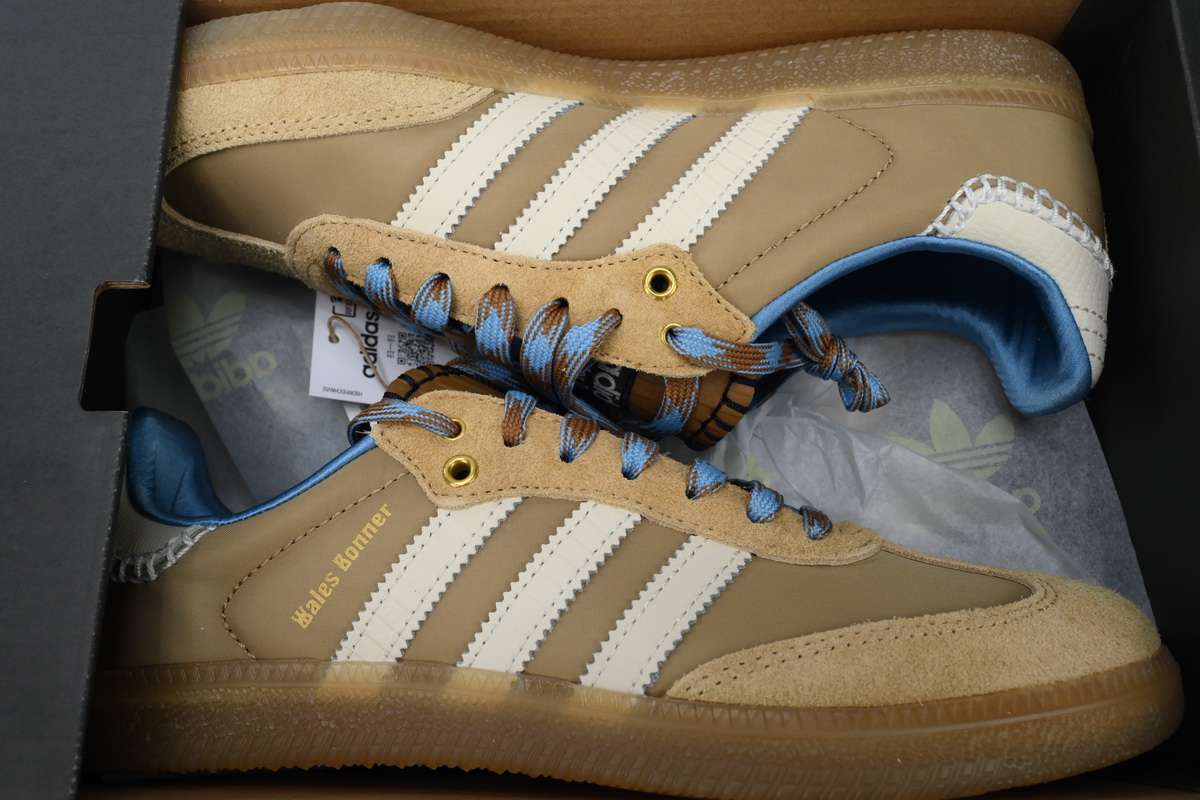 Wales Bonner x Adidas Samba Beige - Imagen 5