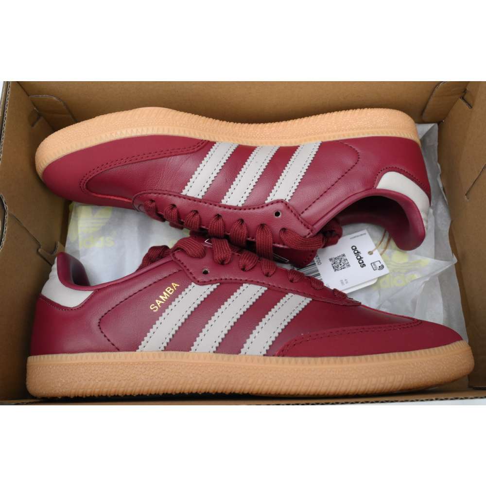 Adidas Samba Granate "Suela Gum" - Imagen 6