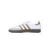 Adidas Samba Blancas con Rayas Doradas