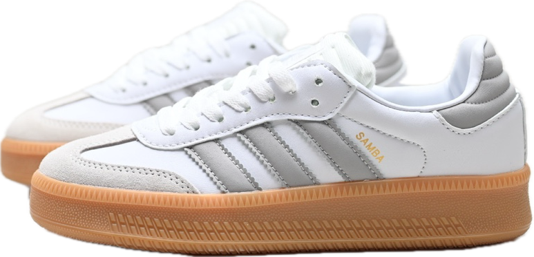 Adidas Samba XLG Blancas y Grises - Imagen 4