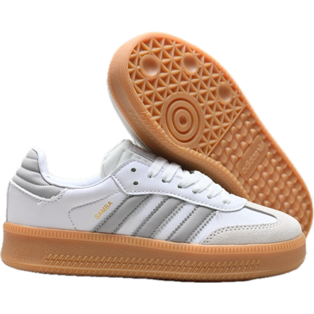 Adidas Samba XLG Blancas y Grises - Imagen 5