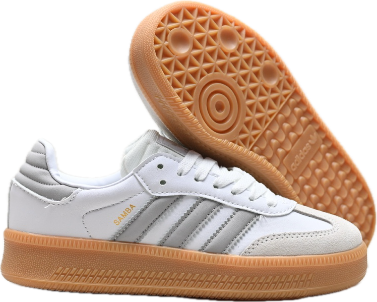 Adidas Samba XLG Blancas y Grises - Imagen 5