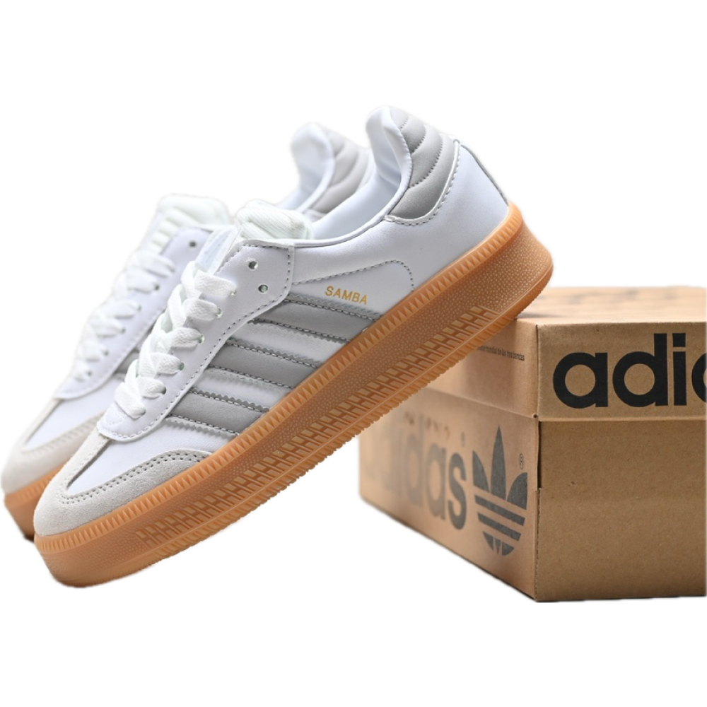 Adidas Samba XLG Blancas y Grises - Imagen 6