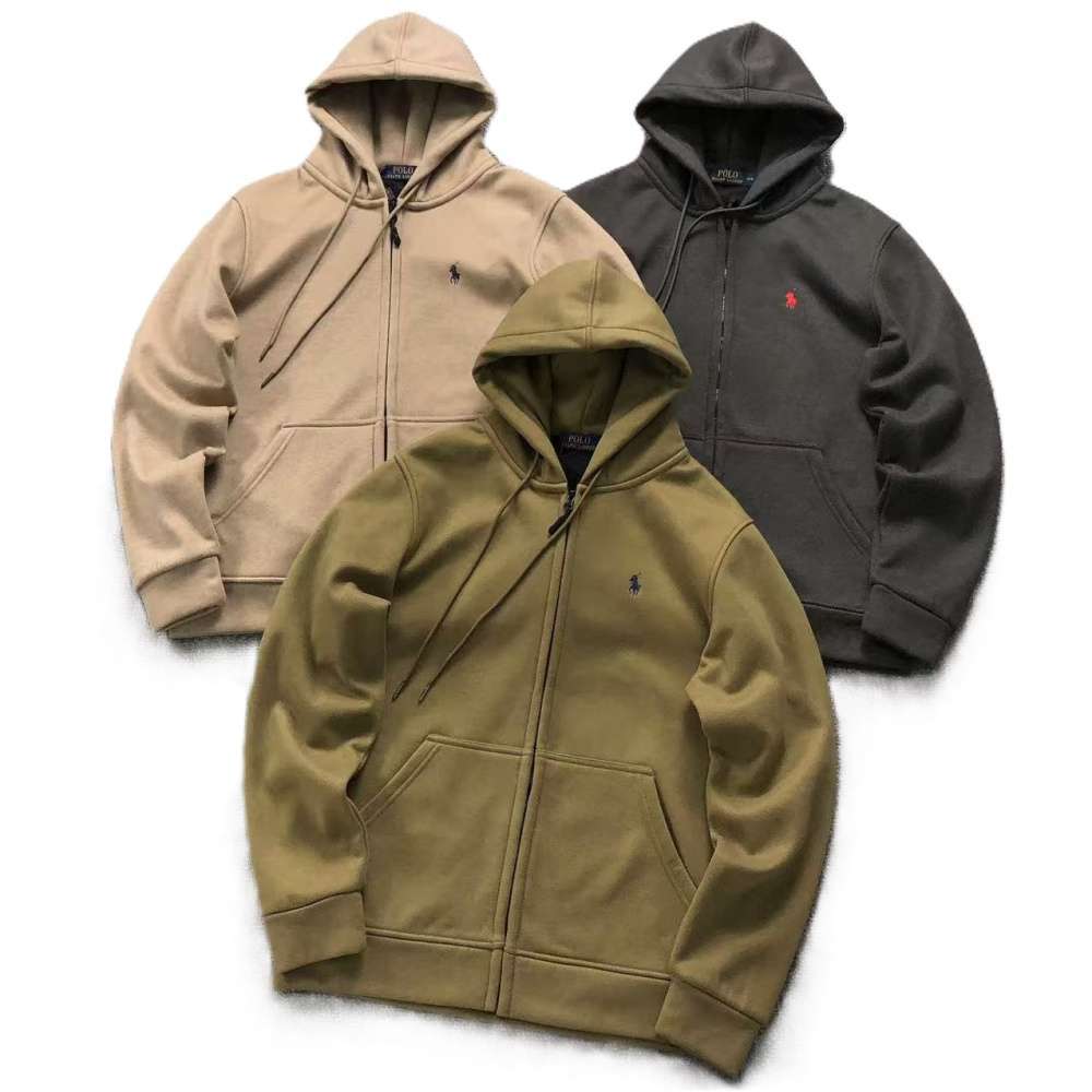 Sudadera con Capucha y Cremallera R.L