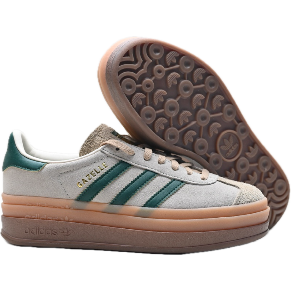 Adidas Gazelle Beige y Verde