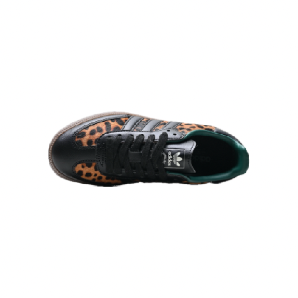 Adidas Samba con Estampado de Leopardo y Líneas Negras