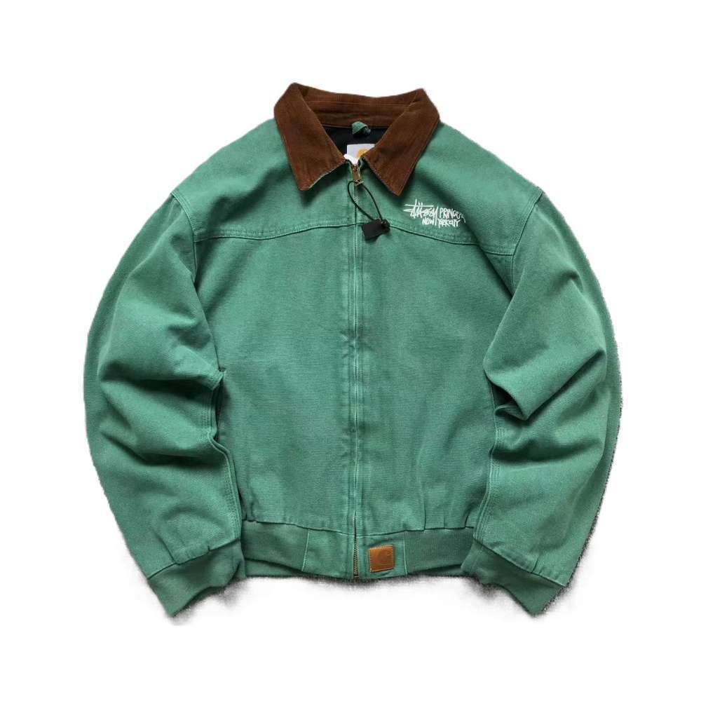 Chaqueta Stussy x Carhartt Heritage Verde