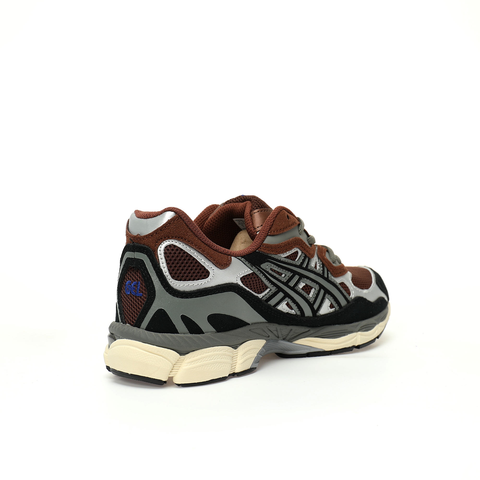 zapatillas Asics burdeos con gris y negro